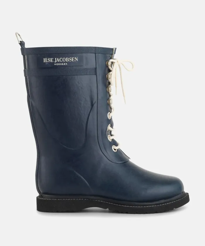 34 Rubber Boots 8211 Dark Indigo Rainboots Ilse Jacobsen Rainboots Medium