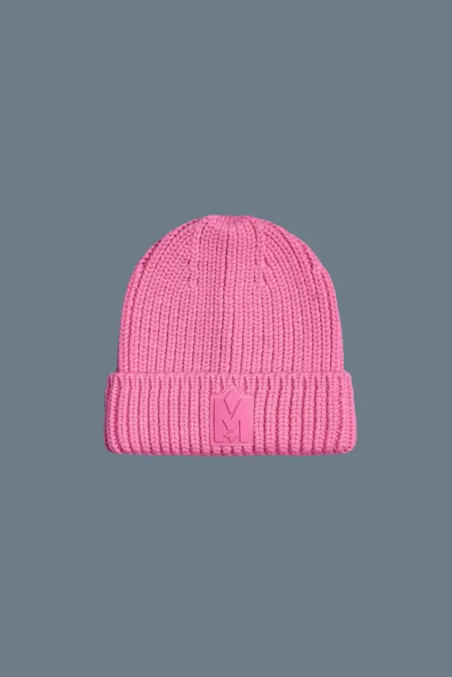 Accessories Kids Mackage JUDEKZ Handknit Toque With Ribbed Cuff For Kids Cream