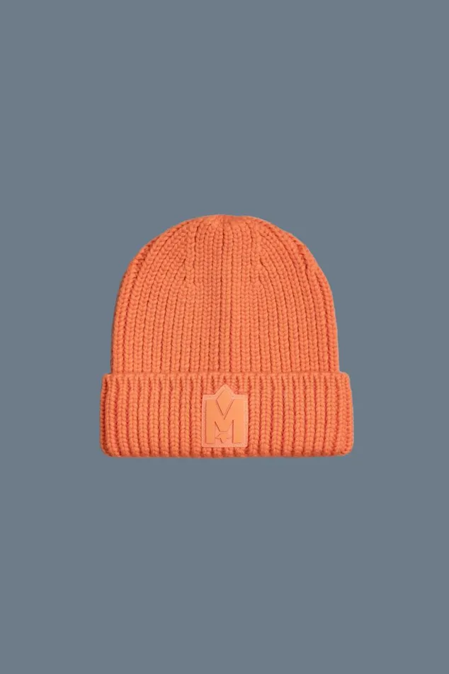 Accessories Kids Mackage JUDEKZ Handknit Toque With Ribbed Cuff For Kids Cream