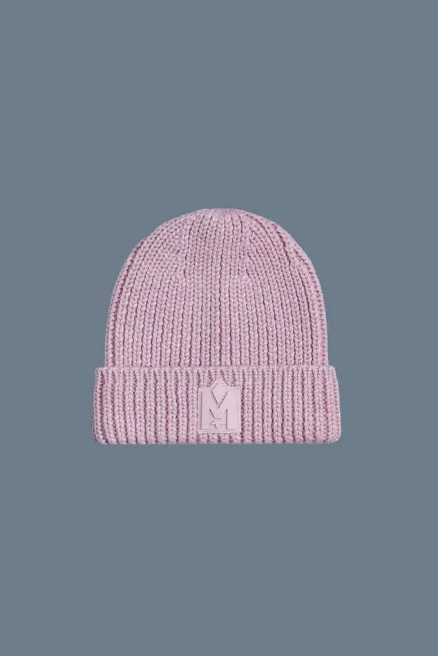 Accessories Kids Mackage JUDEKZ Handknit Toque With Ribbed Cuff For Kids Cream