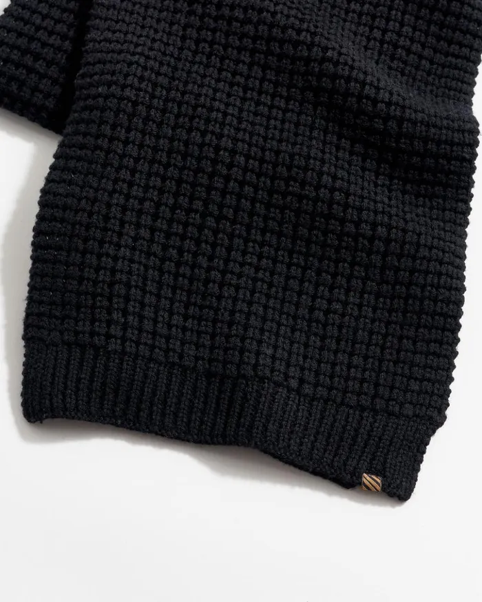 Accessories Men Billy Reid Wool Ribbon Scarf Black