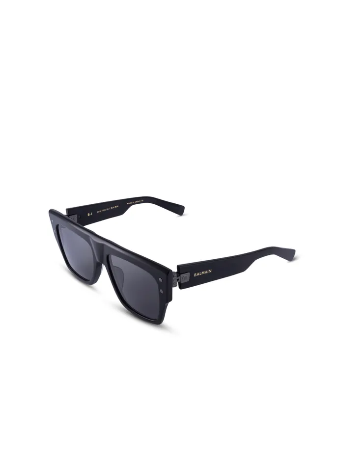 Acetate BI Sunglasses Black Men Balmain Eyewear
