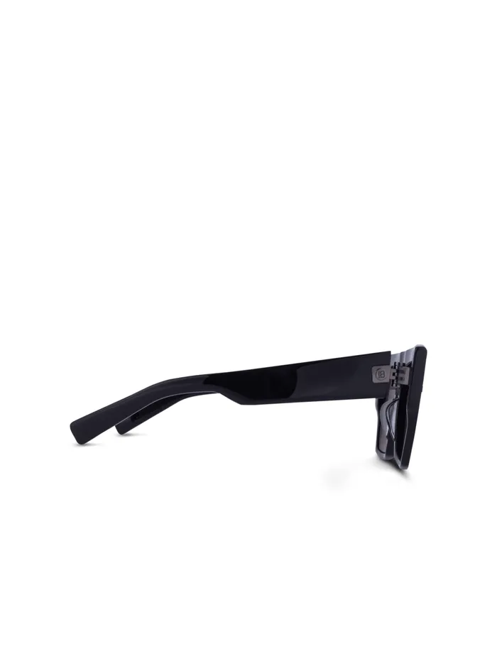Acetate BI Sunglasses Black Men Balmain Eyewear