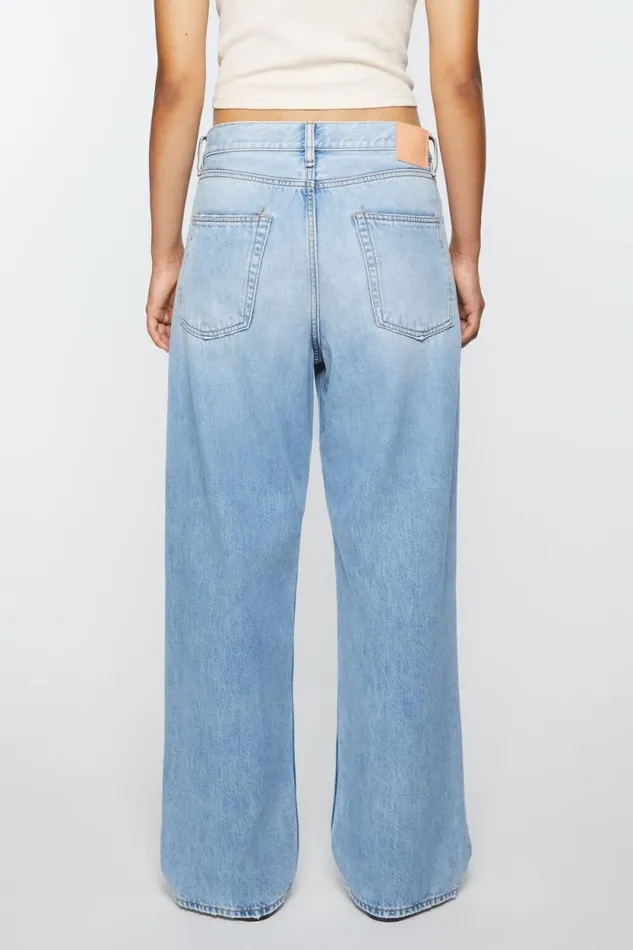 Acne Studios Baggy Fit Jeans 8211 1981F Light Blue Women Jeans Acne Studios Baggy Fit Jeans 8211 1981F Light Blue Women Jeans