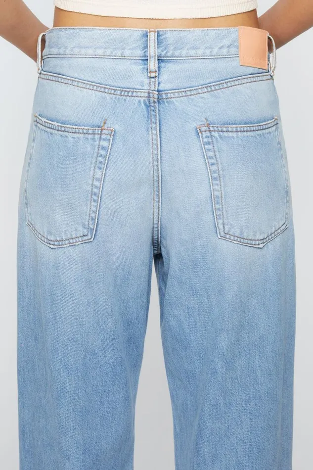 Acne Studios Baggy Fit Jeans 8211 1981F Light Blue Women Jeans Acne Studios Baggy Fit Jeans 8211 1981F Light Blue Women Jeans