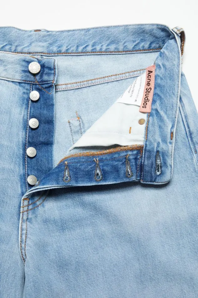 Acne Studios Baggy Fit Jeans 8211 1981F Light Blue Women Jeans Acne Studios Baggy Fit Jeans 8211 1981F Light Blue Women Jeans