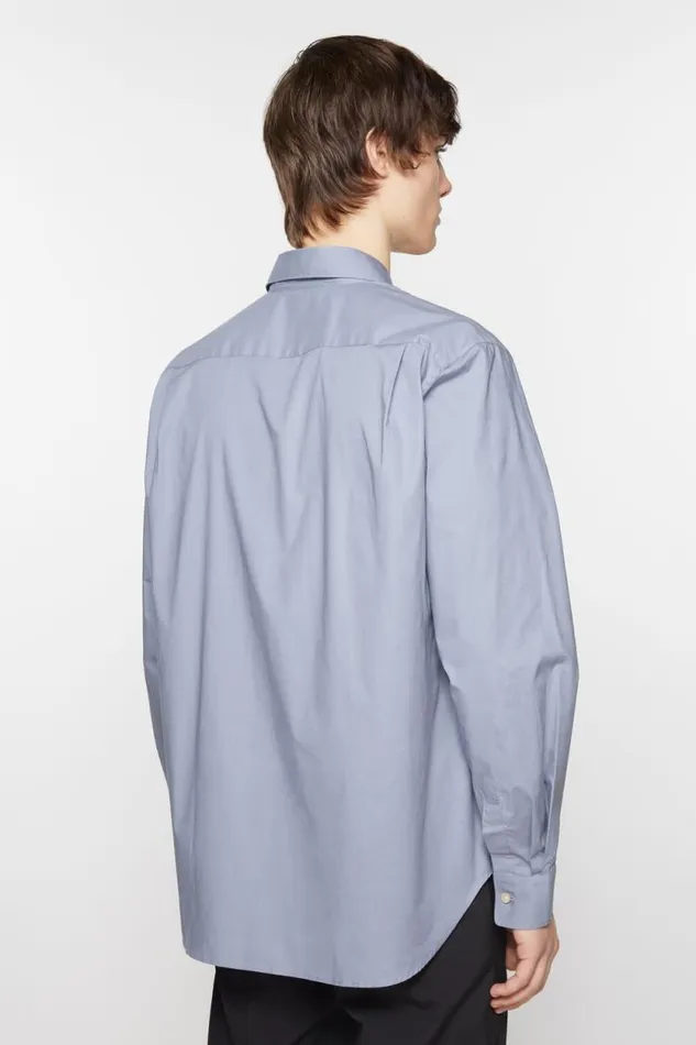 Acne Studios Buttonup Shirt Dusty Blue Men Shirts Acne Studios Buttonup Shirt Dusty Blue Men Shirts