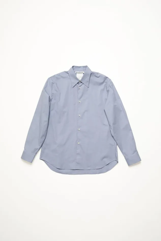 Acne Studios Buttonup Shirt Dusty Blue Men Shirts Acne Studios Buttonup Shirt Dusty Blue Men Shirts