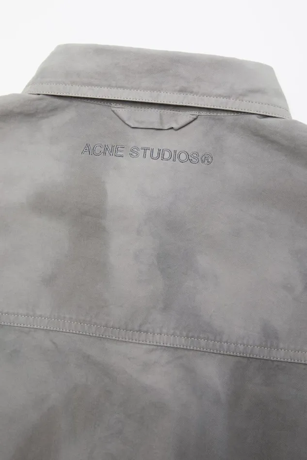 Acne Studios Buttonup Shirt Mid Grey Men Shirts