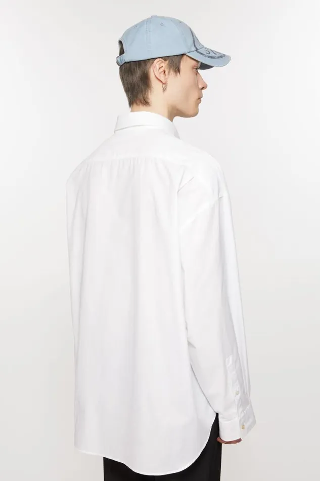 Acne Studios Buttonup Shirt White Men Shirts Acne Studios Buttonup Shirt White Men Shirts