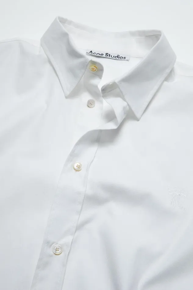 Acne Studios Buttonup Shirt White Men Shirts Acne Studios Buttonup Shirt White Men Shirts