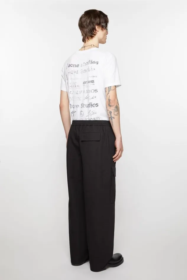 Acne Studios Cargo Trousers Black Black Men Trousers