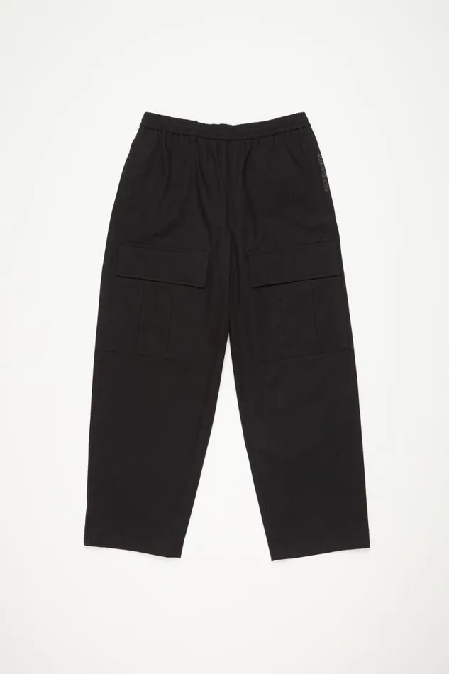 Acne Studios Cargo Trousers Black Black Men Trousers