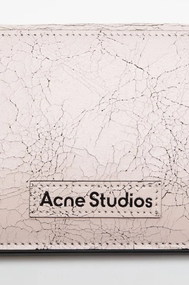 Acne Studios Continental Wallet Pastel Pink Women Small Leather Goods Acne Studios Continental Wallet Pastel Pink Women Small Leather Goods