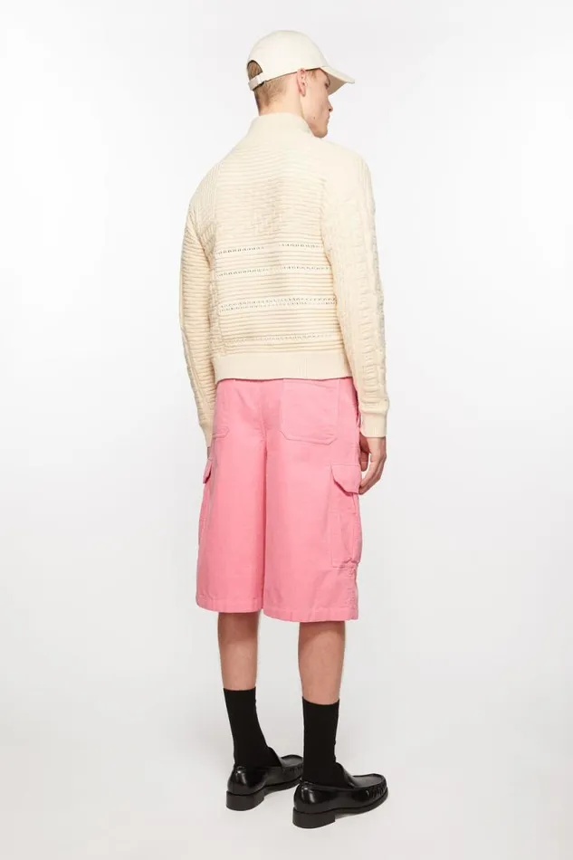 Acne Studios Corduroy Shorts Tango Pink Women Shorts Acne Studios Corduroy Shorts Tango Pink Women Shorts