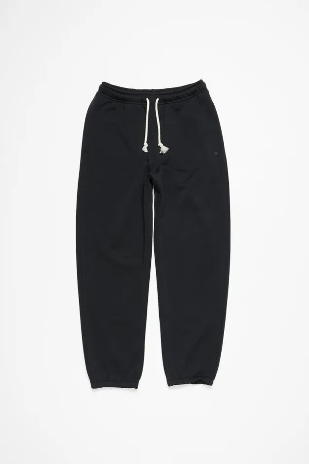 Acne Studios Cotton Sweatpants Black Women Trousers Acne Studios Cotton Sweatpants Black Women Trousers
