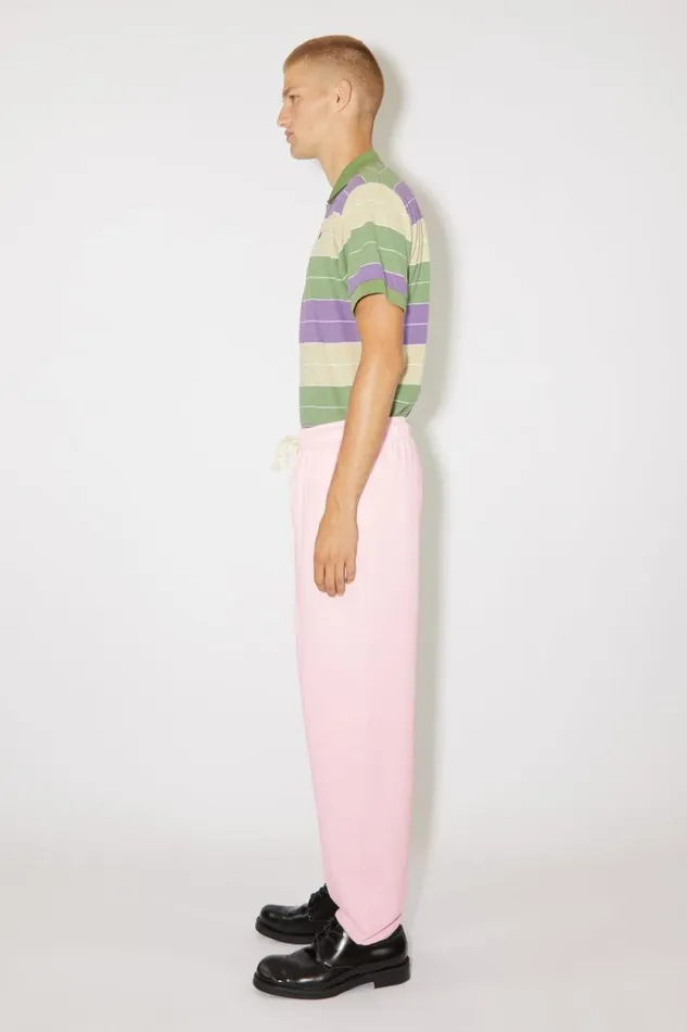 Acne Studios Cotton Sweatpants Light Pink Women Trousers Acne Studios Cotton Sweatpants Light Pink Women Trousers
