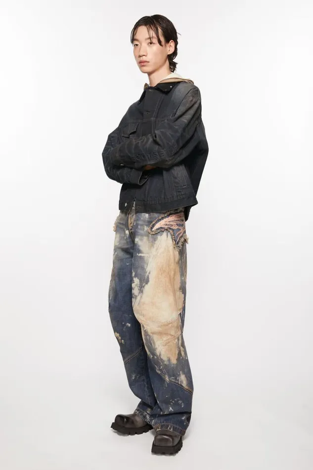 Acne Studios Denim Jacket 8211 Oversized Fit Dark Blue Women Outerwear Acne Studios Denim Jacket 8211 Oversized Fit Dark Blue Women Outerwear