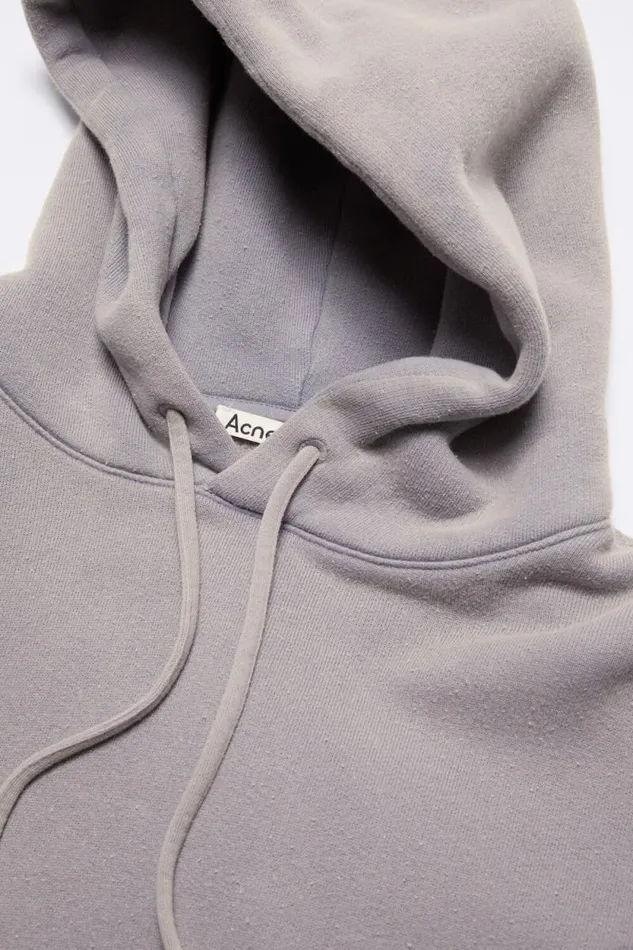 Acne Studios Hooded Sweater Logo Patch Dusty Purple Women Sweatshirts