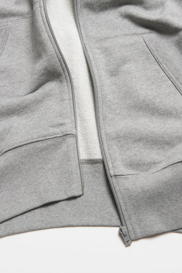 Acne Studios Hooded Zip Sweater Light Grey Melange Men Sweatshirts Acne Studios Hooded Zip Sweater Light Grey Melange Men Sweatshirts