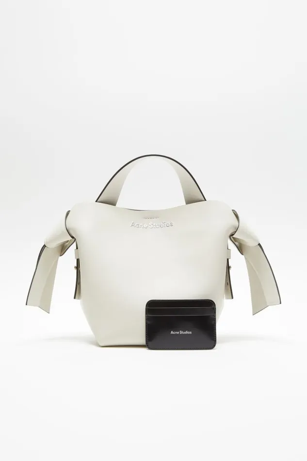 Acne Studios Leather Card Holder Black Women Small Leather Goods