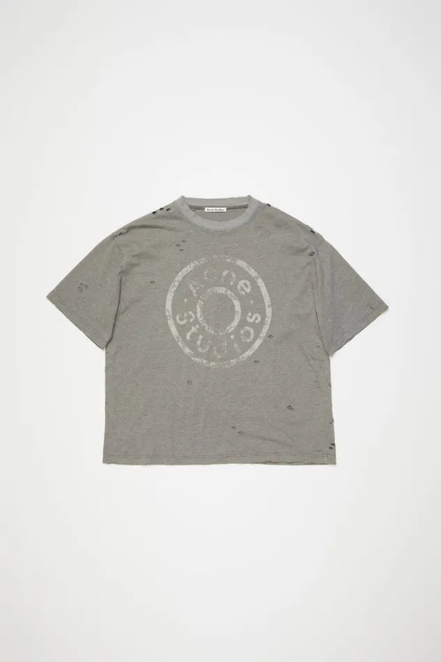 Acne Studios Logo Tshirt 8211 Relaxed Fit Moss Green Men Tshirts Acne Studios Logo Tshirt 8211 Relaxed Fit Moss Green Men Tshirts