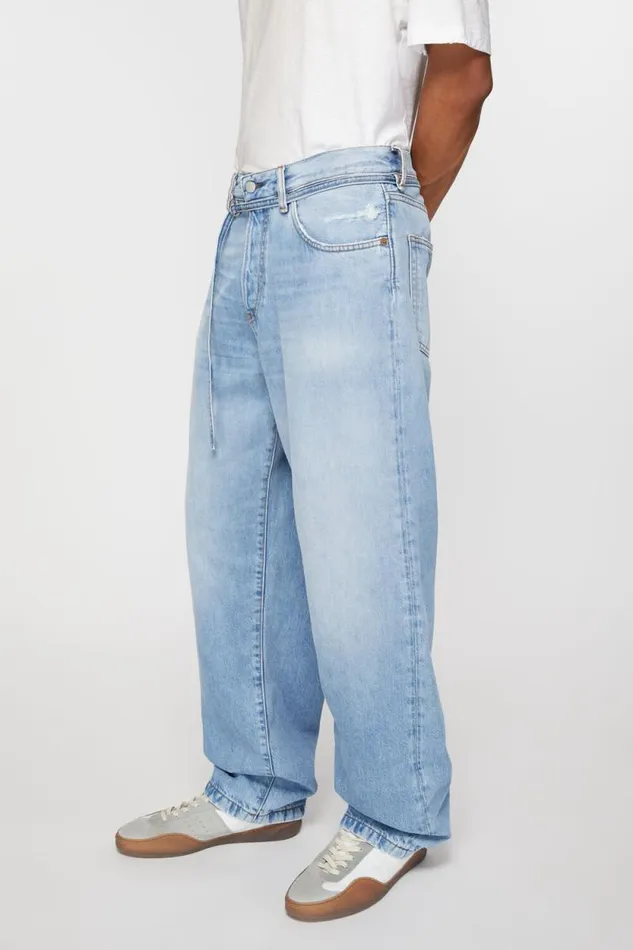 Acne Studios Loose Fit Jeans 8211 1991 Toj Light Blue Women Jeans Acne Studios Loose Fit Jeans 8211 1991 Toj Light Blue Women Jeans