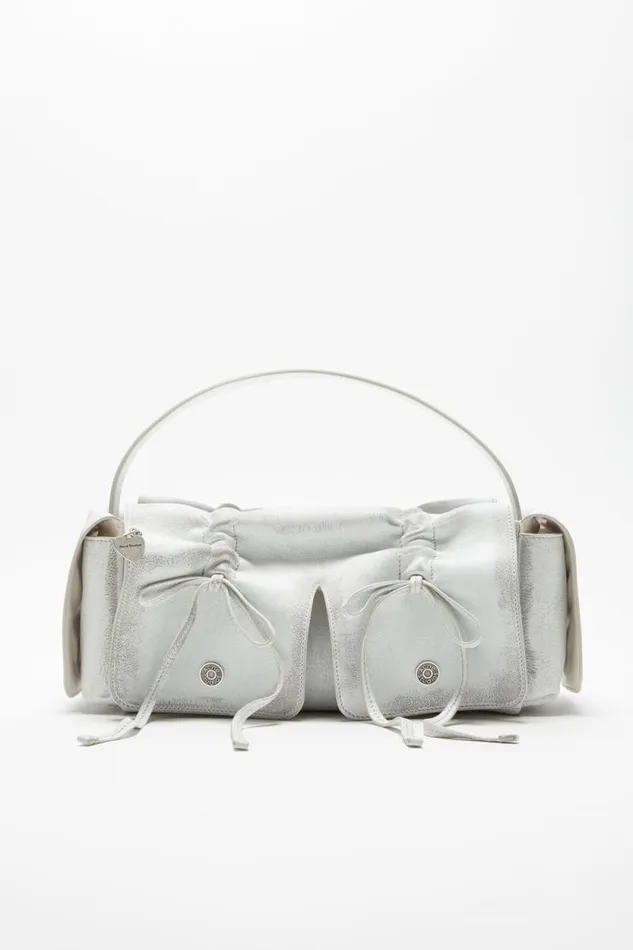 Acne Studios Multipocket Bag Whitegrey Men Bags