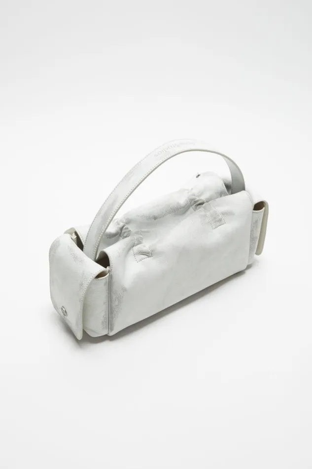 Acne Studios Multipocket Bag Whitegrey Men Bags