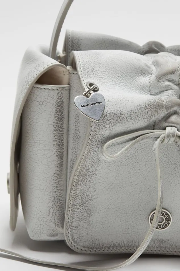 Acne Studios Multipocket Bag Whitegrey Men Bags