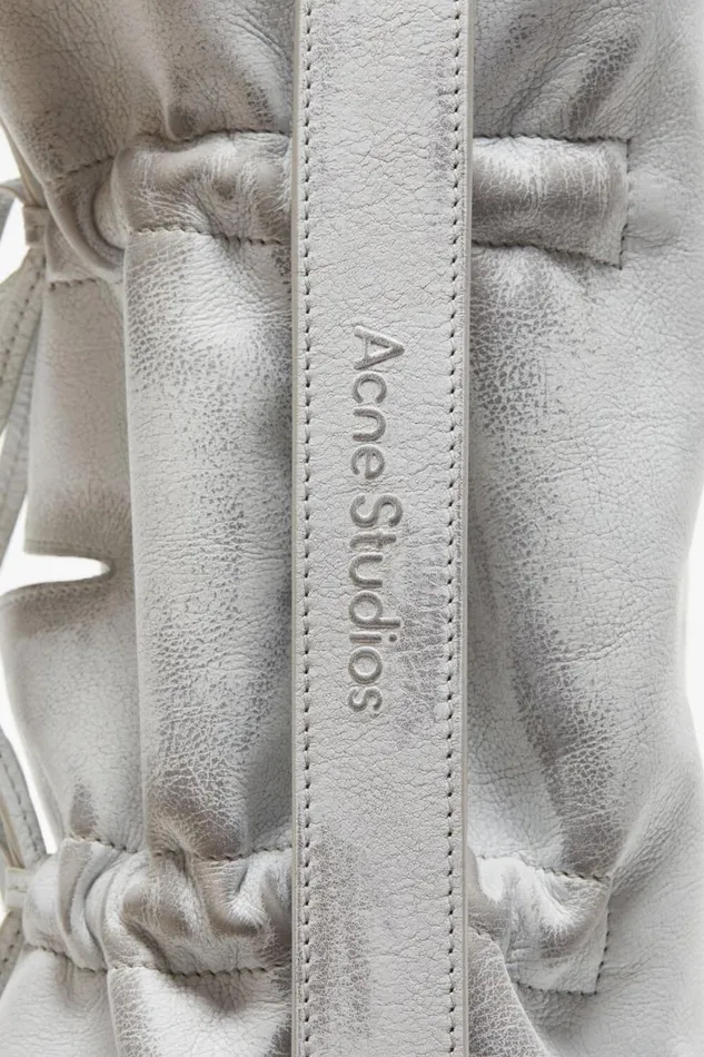 Acne Studios Multipocket Bag Whitegrey Men Bags