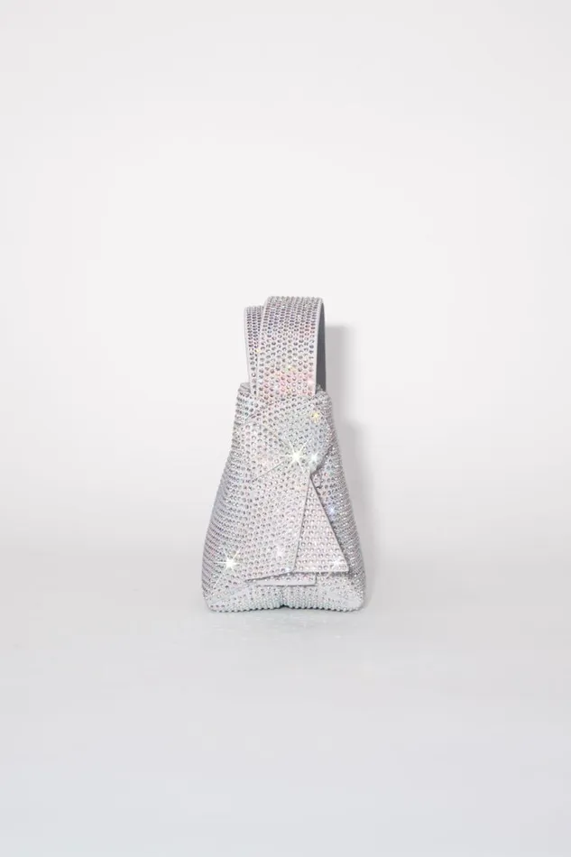 Acne Studios Musubi Micro Shoulder Bag Grey Women Bags
