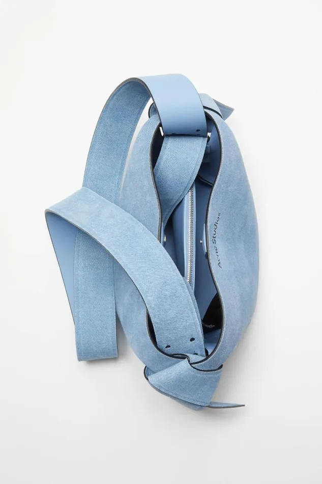 Acne Studios Musubi Mini Shoulder Bag Light Blue Men Bags