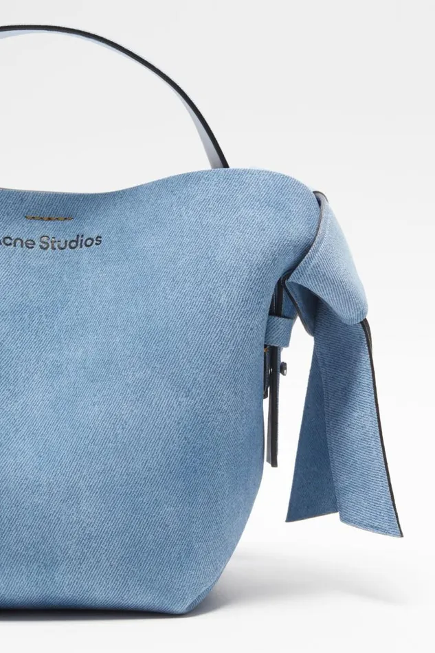 Acne Studios Musubi Mini Shoulder Bag Light Blue Men Bags