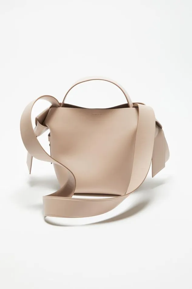 Acne Studios Musubi Mini Shoulder Bag Taupe Beige Men Bags