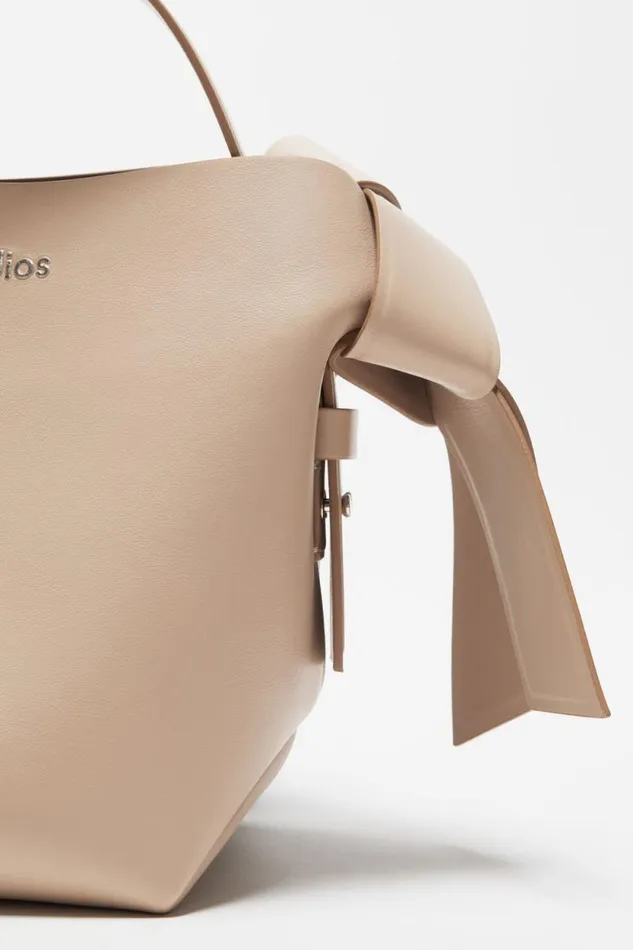 Acne Studios Musubi Mini Shoulder Bag Taupe Beige Men Bags