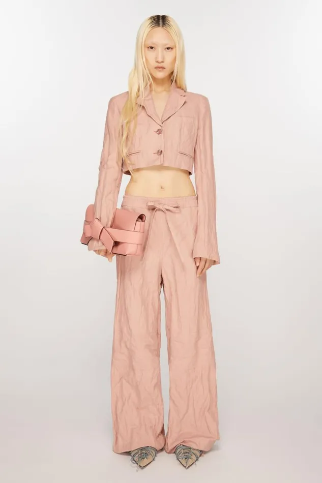 Acne Studios Musubi Shoulder Bag Salmon Pink Men Bags Acne Studios Musubi Shoulder Bag Salmon Pink Men Bags