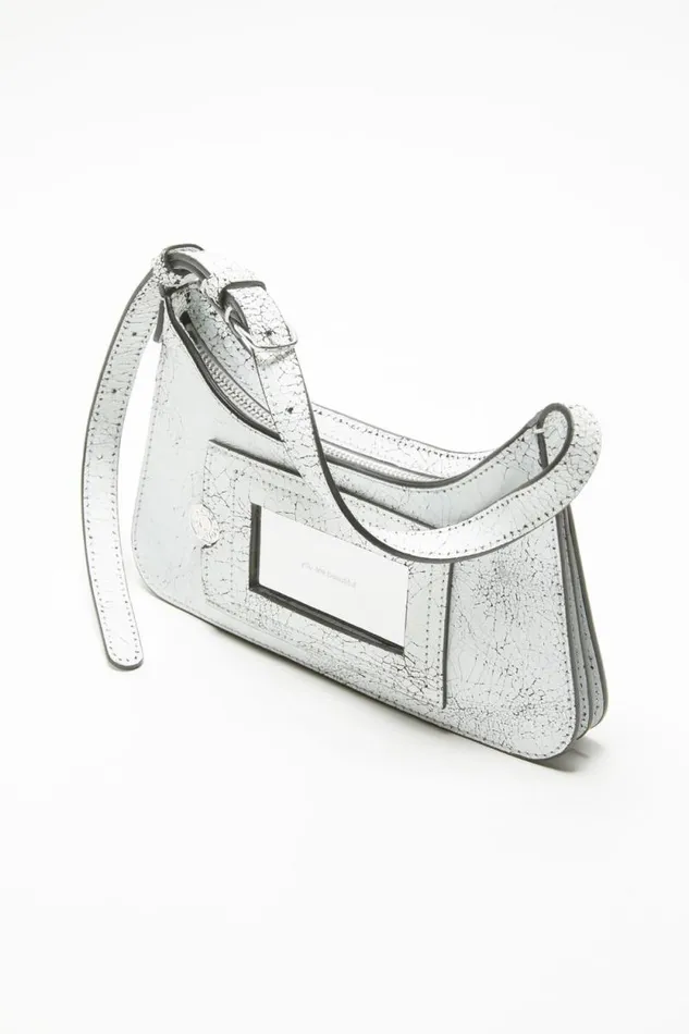 Acne Studios Platt Micro Shoulder Bag White Men Bags Acne Studios Platt Micro Shoulder Bag White Men Bags