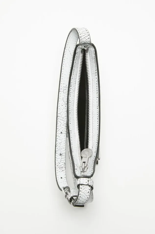 Acne Studios Platt Micro Shoulder Bag White Men Bags Acne Studios Platt Micro Shoulder Bag White Men Bags