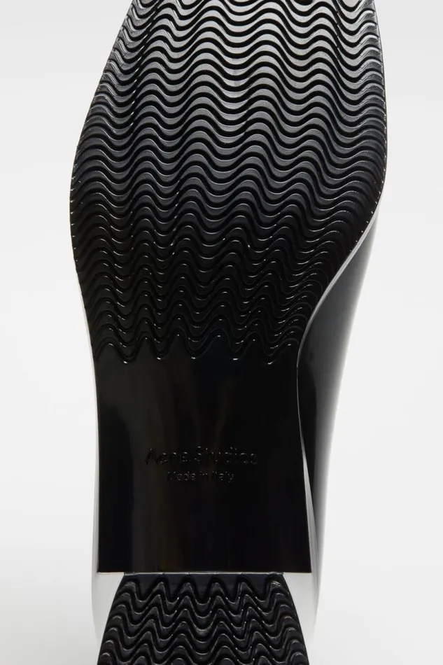 Acne Studios Rubber Ankle Boots Black Women Shoes Acne Studios Rubber Ankle Boots Black Women Shoes
