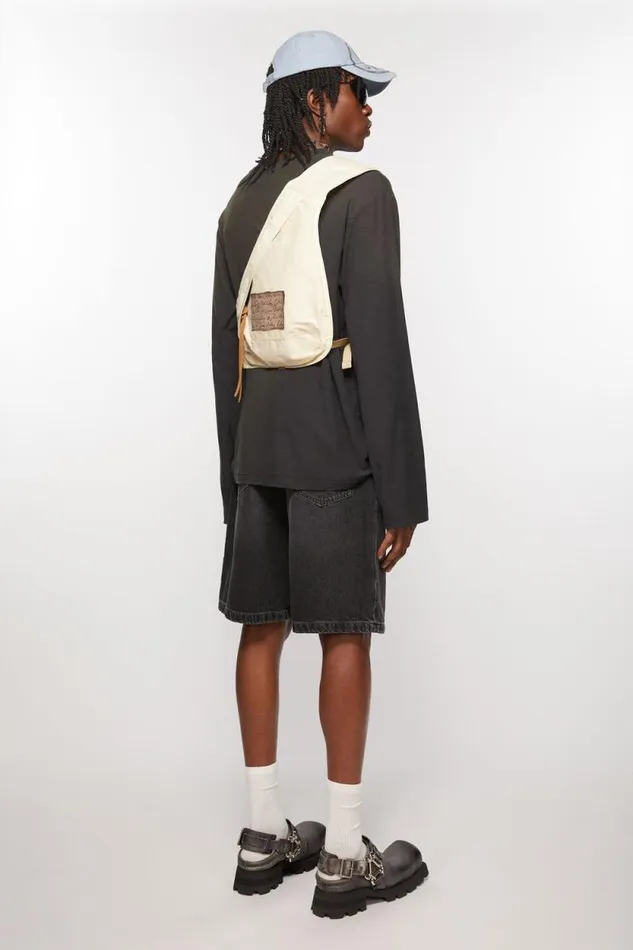 Acne Studios Sling Backpack Cream Beigebeige Women Bags Acne Studios Sling Backpack Cream Beigebeige Women Bags