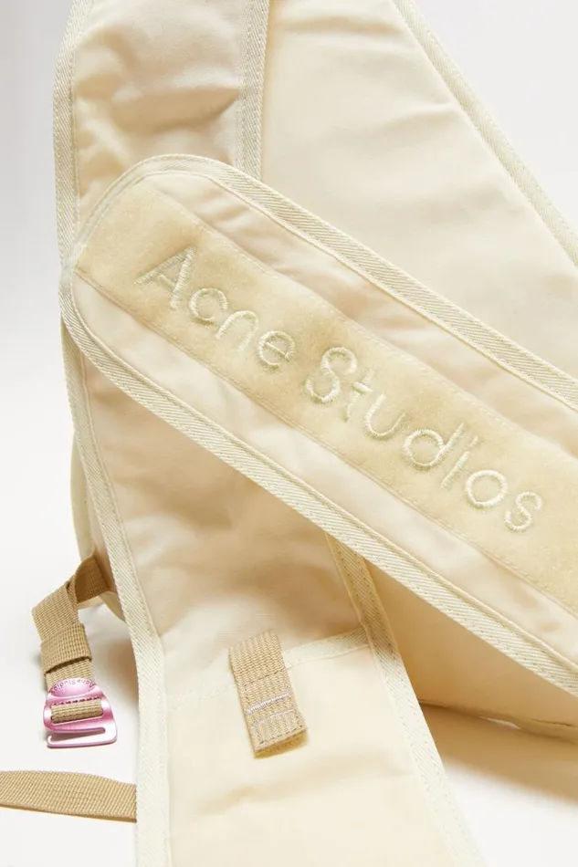 Acne Studios Sling Backpack Cream Beigebeige Women Bags Acne Studios Sling Backpack Cream Beigebeige Women Bags