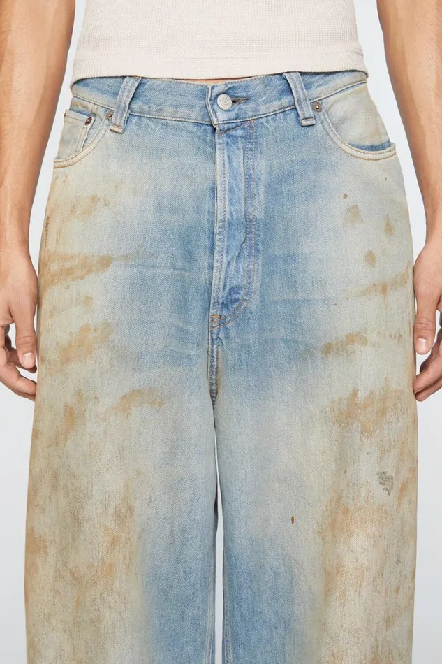 Acne Studios Super Baggy Fit Jeans 8211 2023 Mid Blue Women Jeans Acne Studios Super Baggy Fit Jeans 8211 2023 Mid Blue Women Jeans
