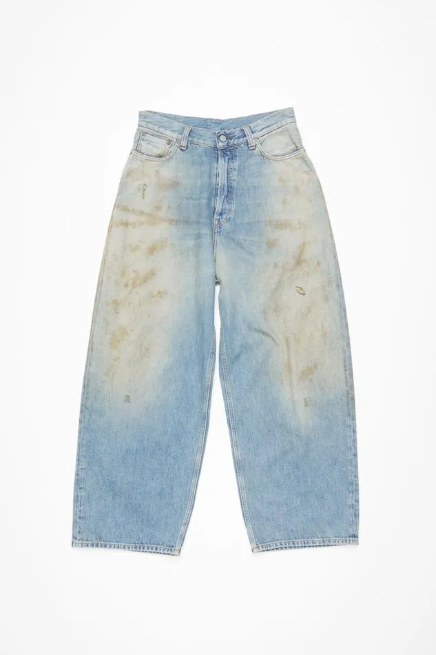Acne Studios Super Baggy Fit Jeans 8211 2023 Mid Blue Women Jeans Acne Studios Super Baggy Fit Jeans 8211 2023 Mid Blue Women Jeans