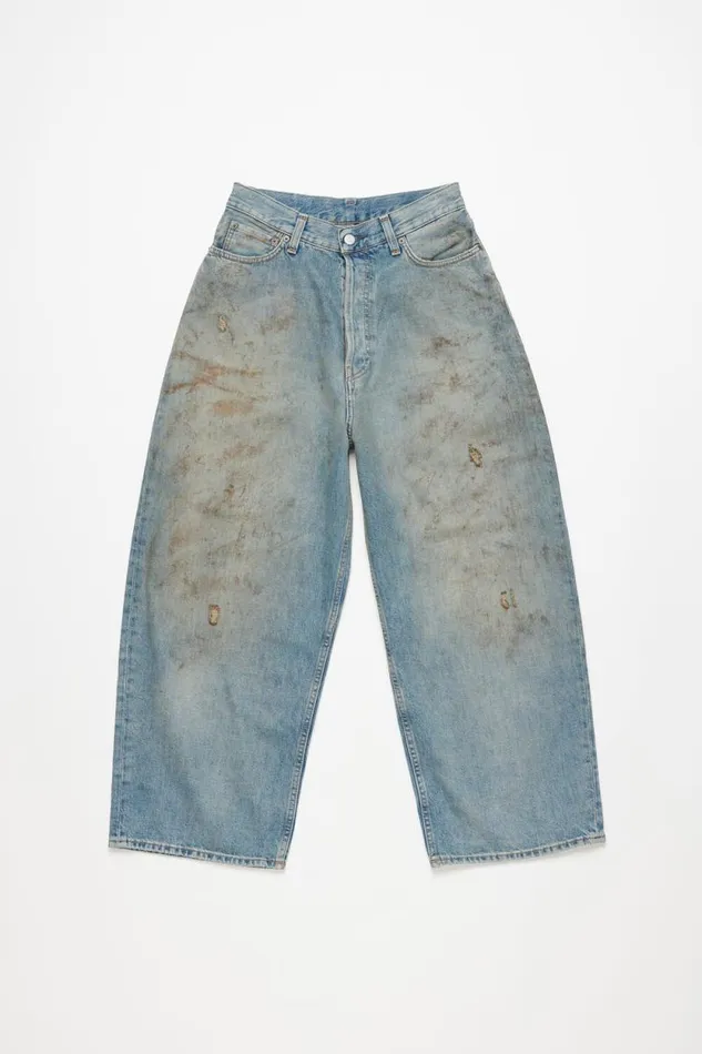 Acne Studios Super Baggy Fit Jeans 8211 2023 Mid Blue Women Jeans Acne Studios Super Baggy Fit Jeans 8211 2023 Mid Blue Women Jeans