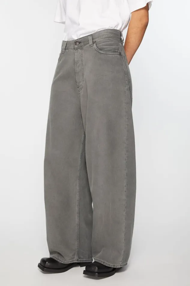 Acne Studios Super Baggy Fit Jeans 8211 2023F Anthracite Grey Women Jeans Acne Studios Super Baggy Fit Jeans 8211 2023F Anthracite Grey Women Jeans