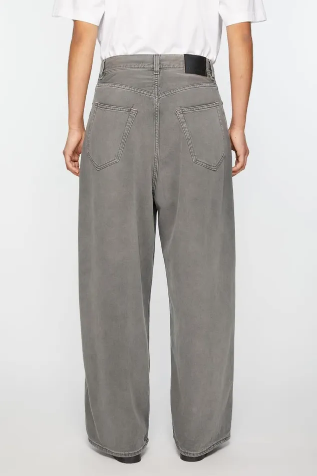Acne Studios Super Baggy Fit Jeans 8211 2023F Anthracite Grey Women Jeans Acne Studios Super Baggy Fit Jeans 8211 2023F Anthracite Grey Women Jeans
