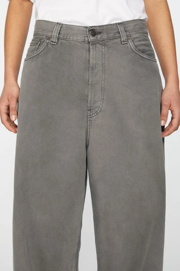 Acne Studios Super Baggy Fit Jeans 8211 2023F Anthracite Grey Women Jeans Acne Studios Super Baggy Fit Jeans 8211 2023F Anthracite Grey Women Jeans