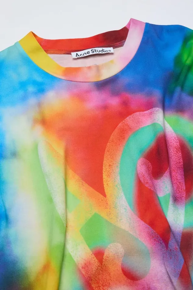 Acne Studios Tshirt Stronger Together Forever Multicolor Men Tshirts Acne Studios Tshirt Stronger Together Forever Multicolor Men Tshirts