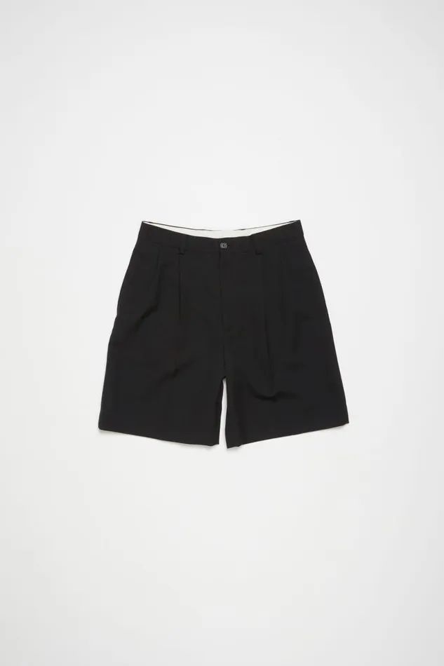 Acne Studios Tailored Shorts Black Men Shorts Acne Studios Tailored Shorts Black Men Shorts
